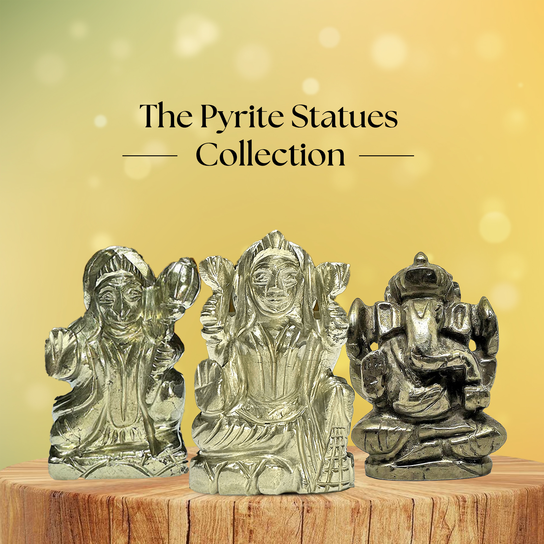 Pyrite Statues