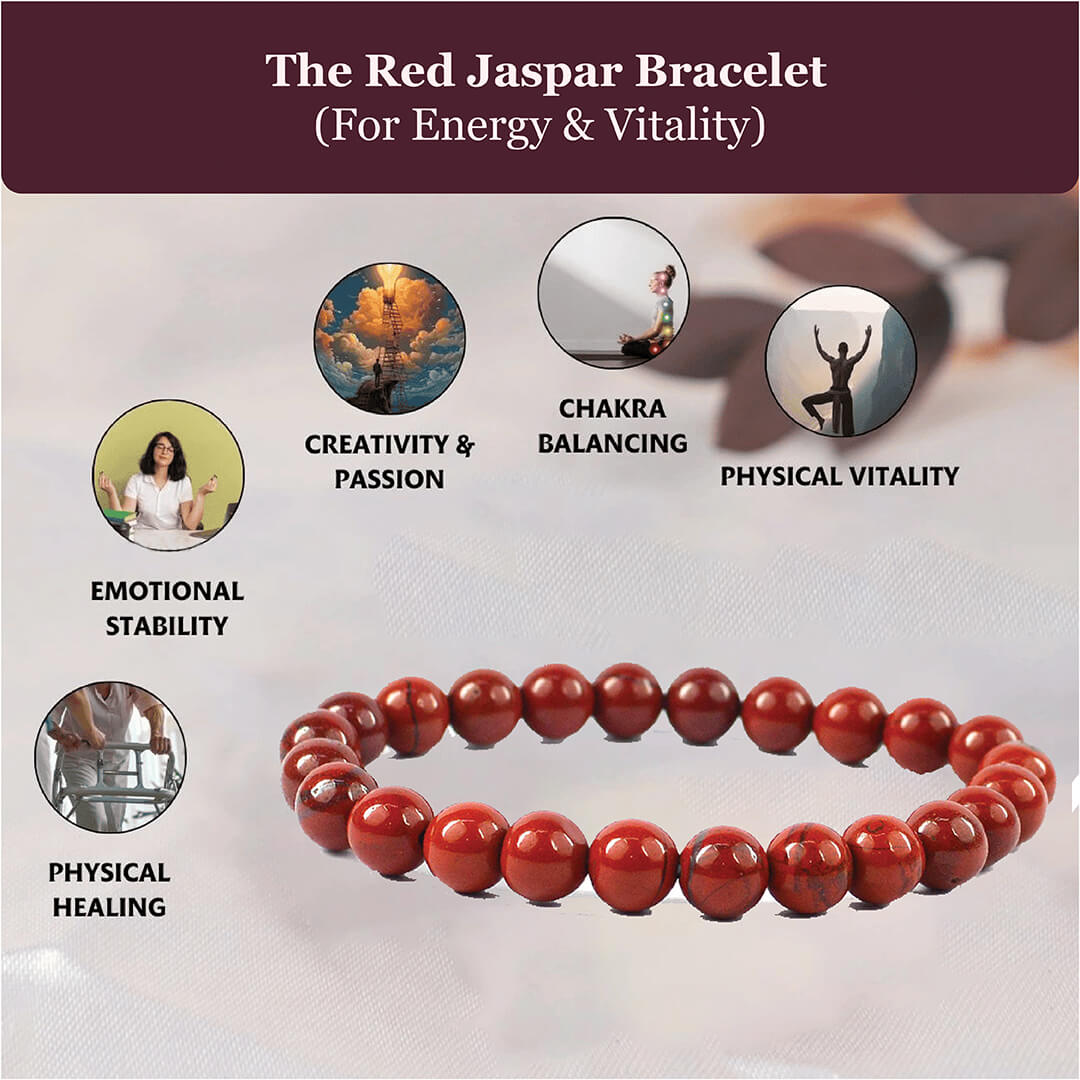 THE RED JASPAR BRACELET rratnaidhii