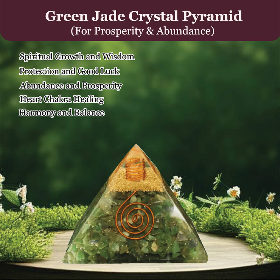 THE GREEN JODE CRYSTAL PYRAMID rratnaidhii
