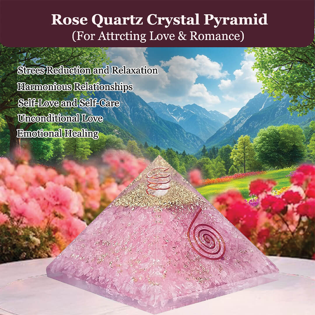 THE ROSE QUARTZ CRYSTAL PYRAMID rratnaidhii