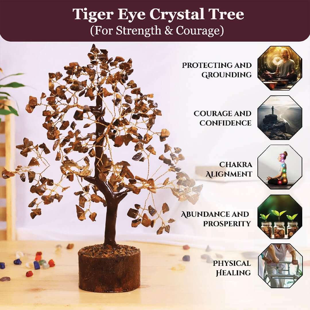 THE TIGER EYE CRYSTAL TREE rratnaidhii