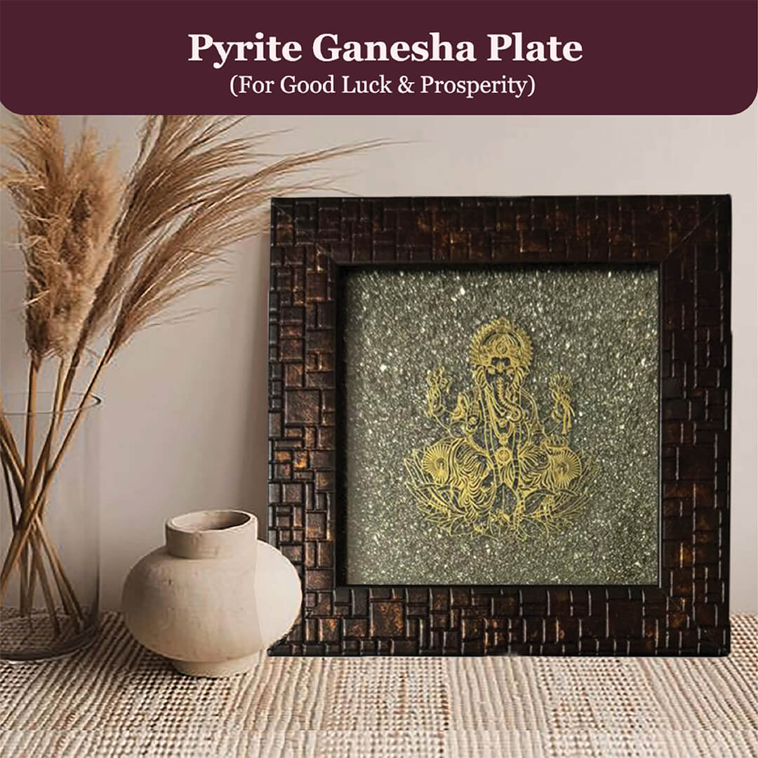 THE PYRITE GANESHA PLATE rratnaidhii