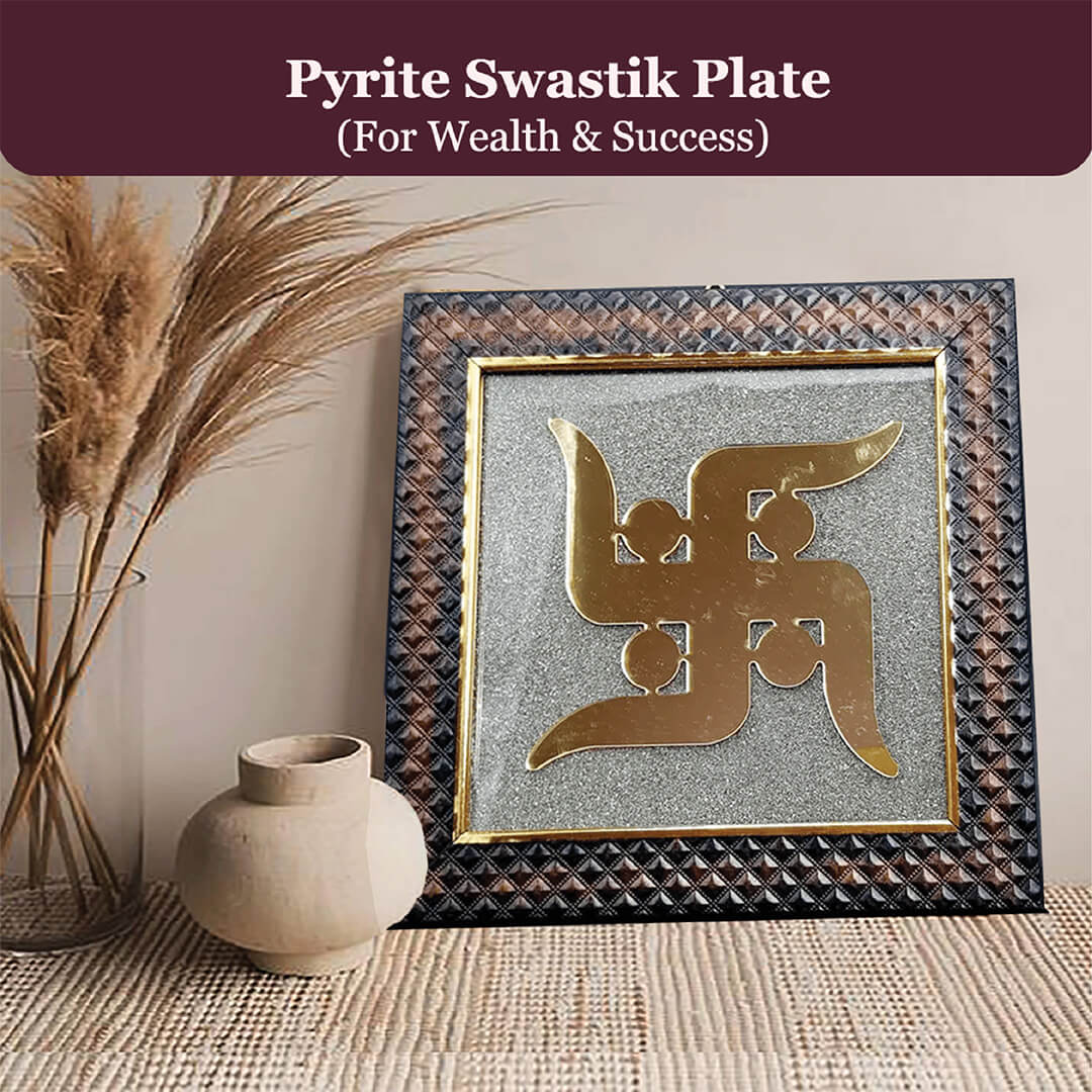 THE PYRITE SWASTIK PLATE rratnaidhii