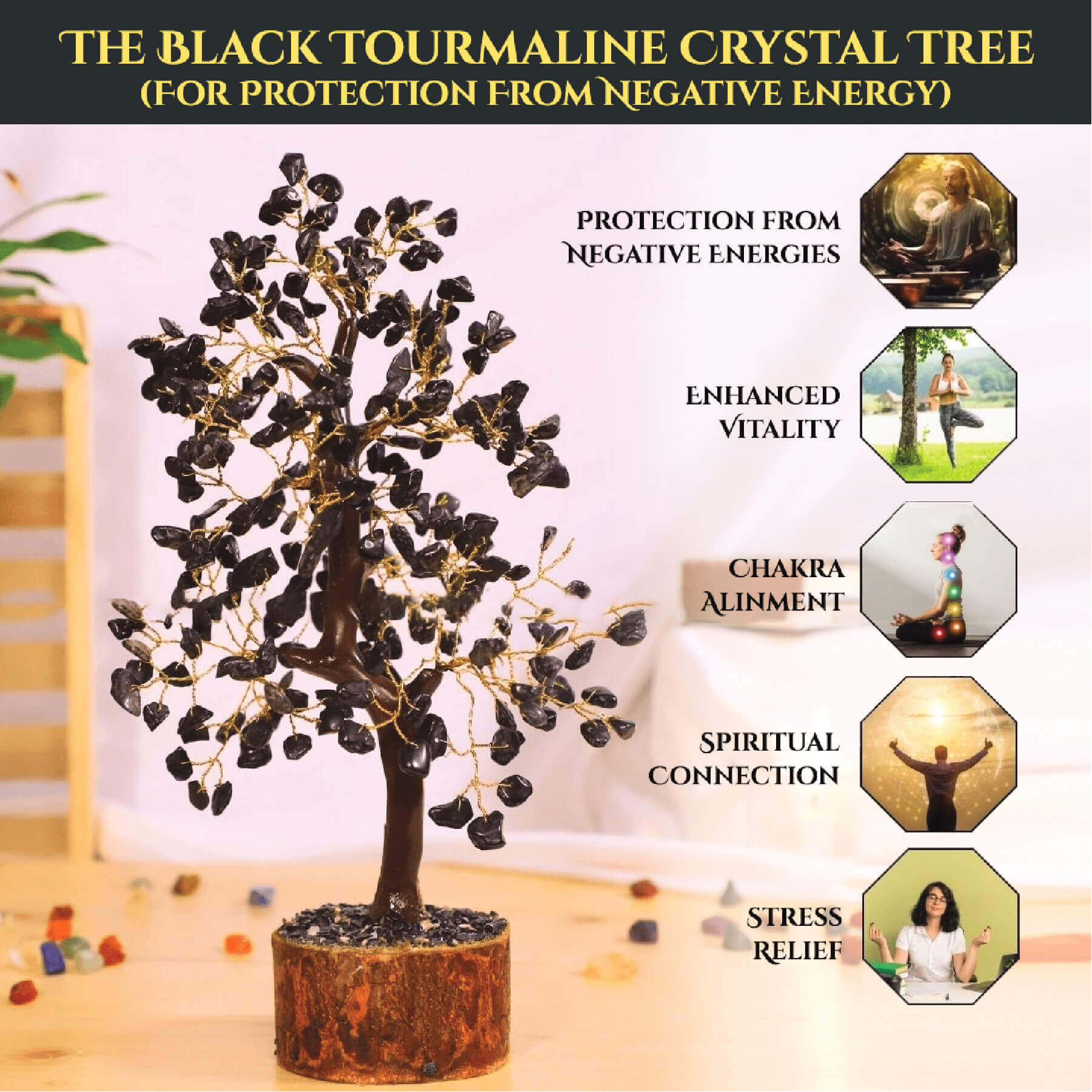 THE BLACK TOURMALINE CRYSTAL TREE rratnaidhii