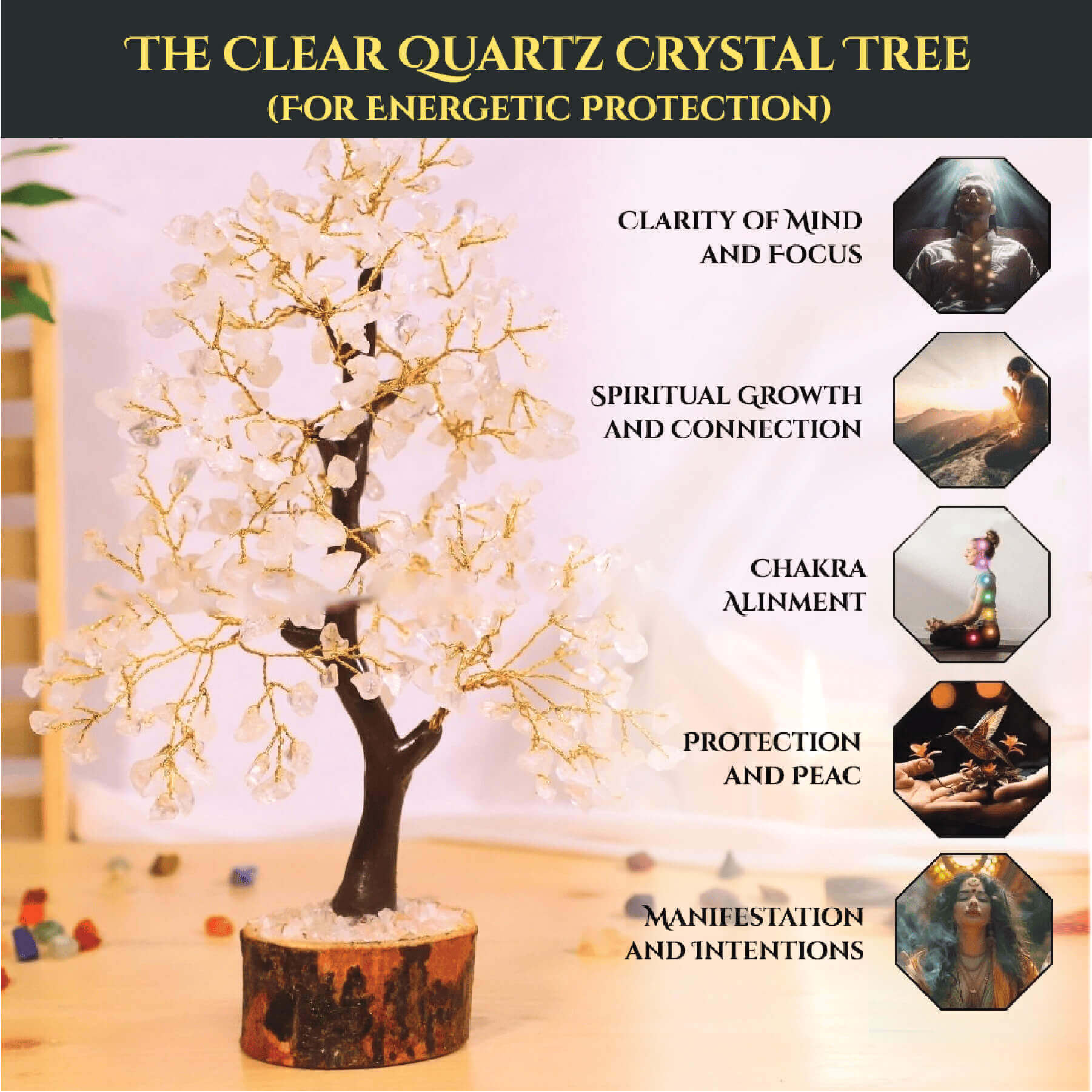 THE CLEAR QUARTZ CRYSTAL TREE rratnaidhii