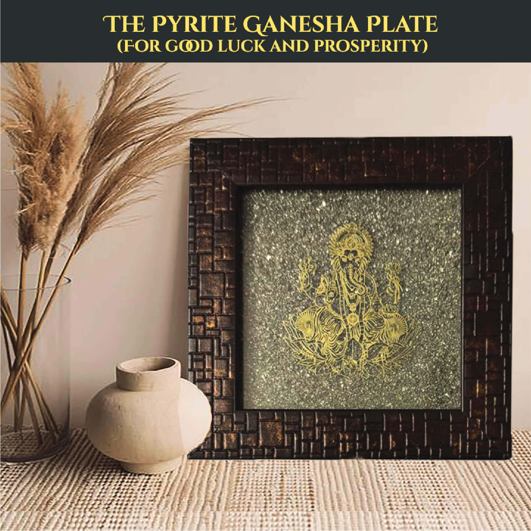 THE PYRITE GANESHA PLATE rratnaidhii