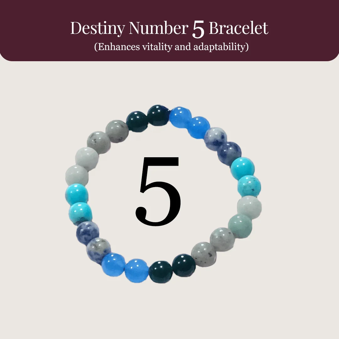 Destiny Number 5 Bracelet rratnaidhii