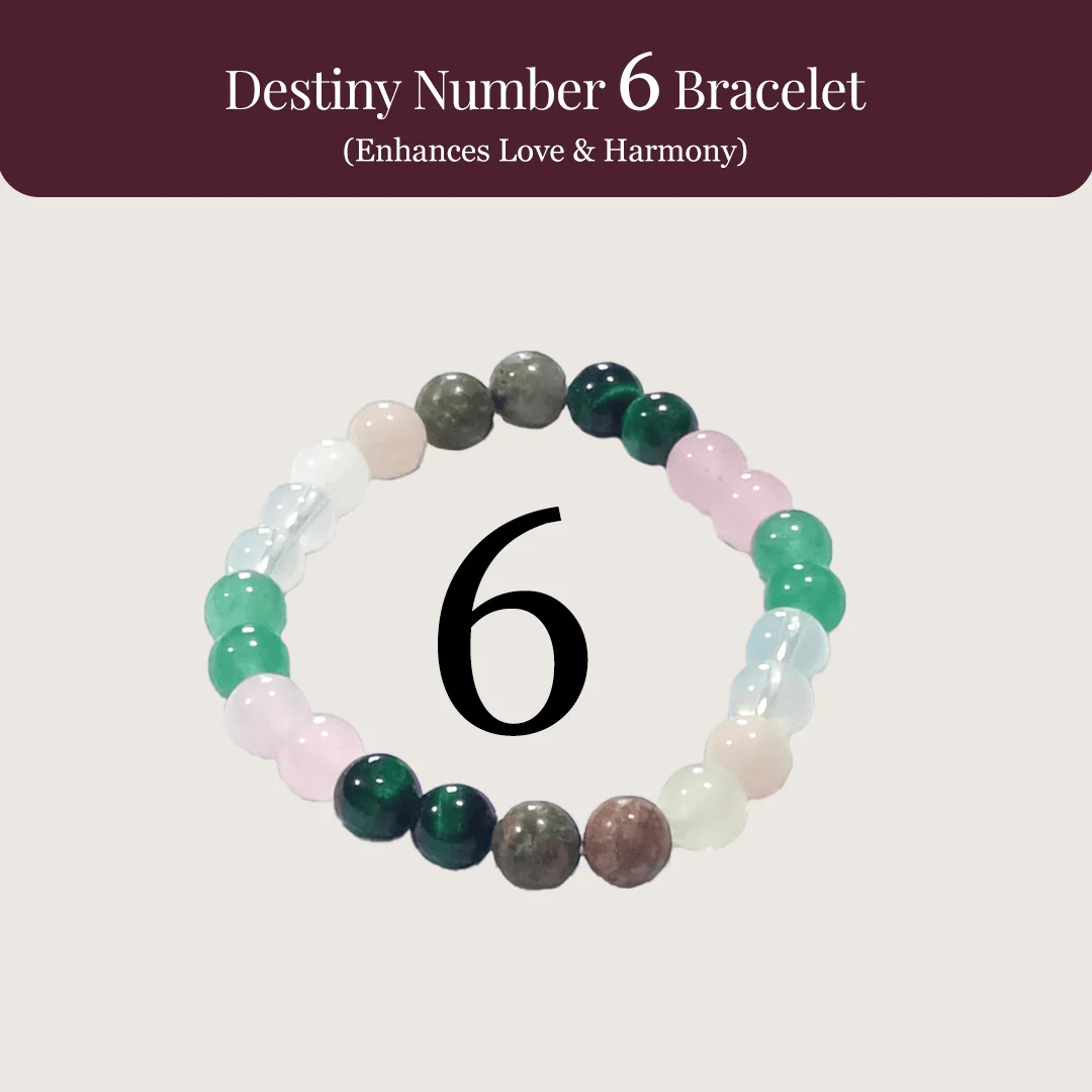 Destiny Number 6 Bracelet rratnaidhii