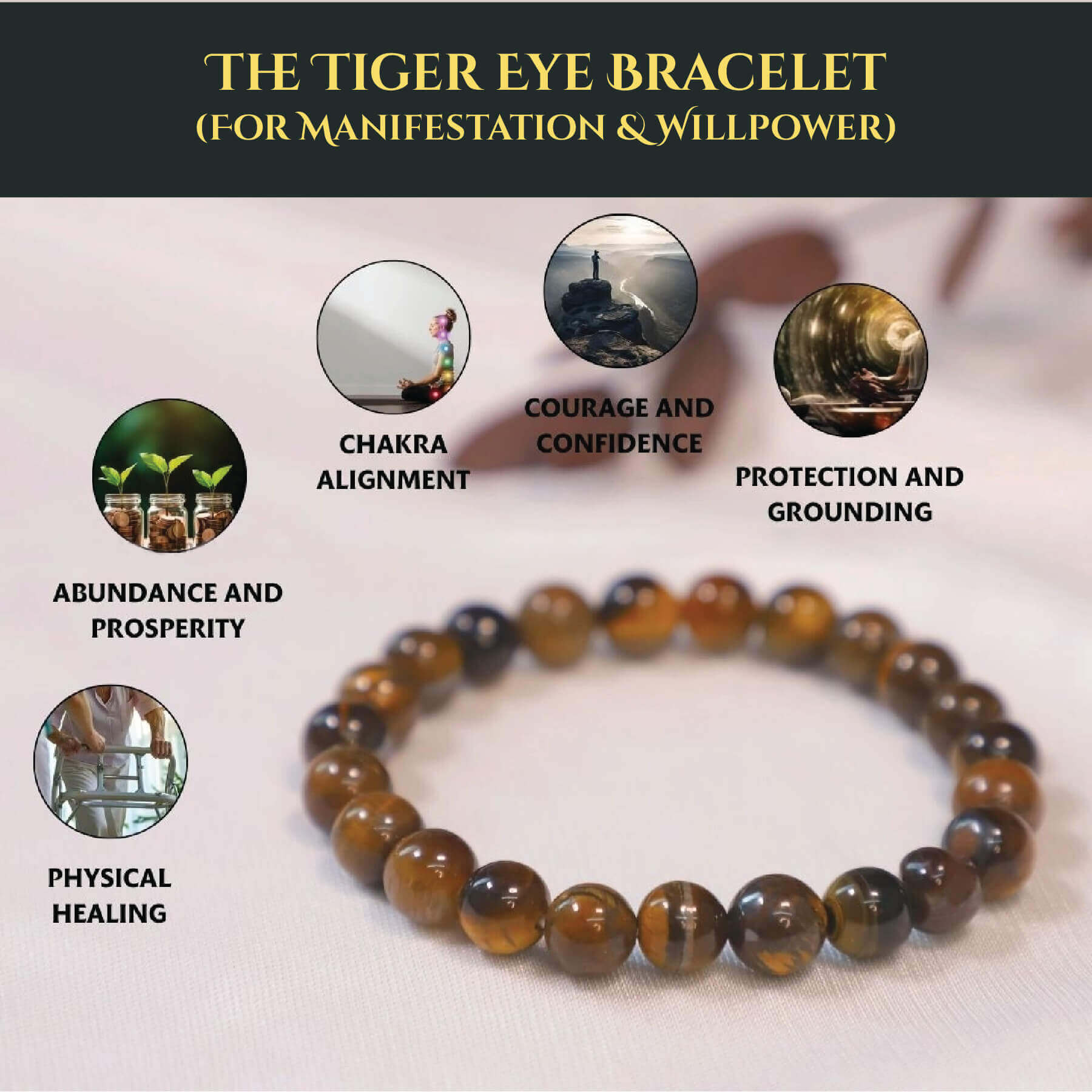 THE TIGER EYE BRACELET rratnaidhii