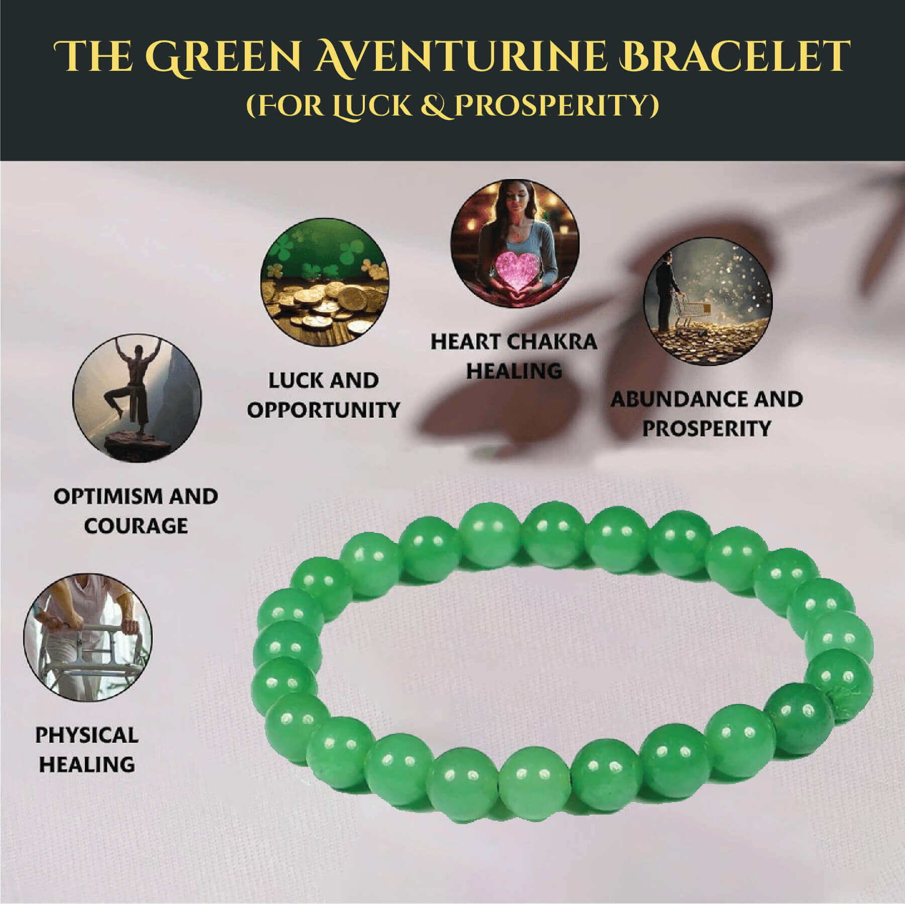 THE GREEN AVENTURINE BRACELET rratnaidhii