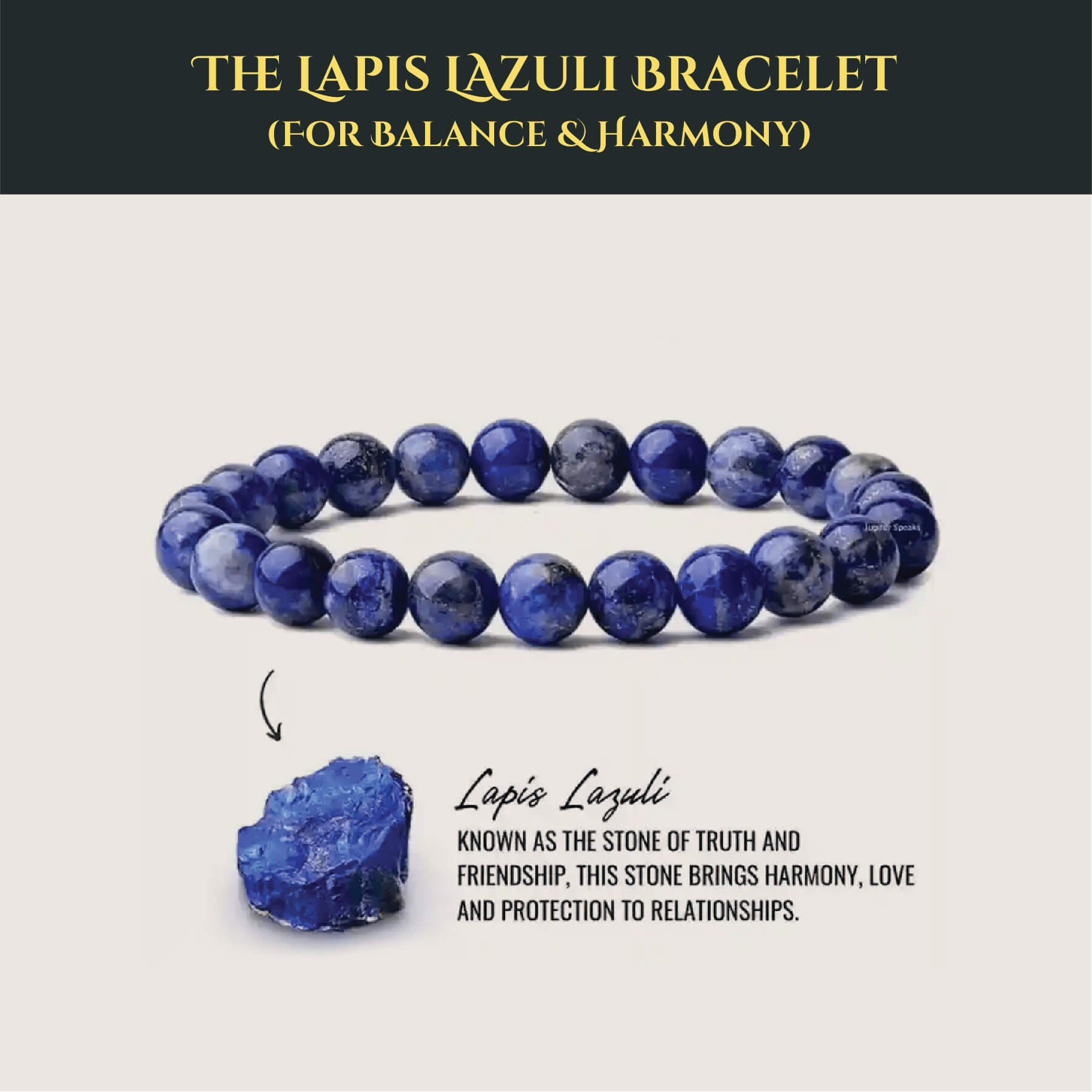 THE LAPIS LAZULI BRACELET rratnaidhii