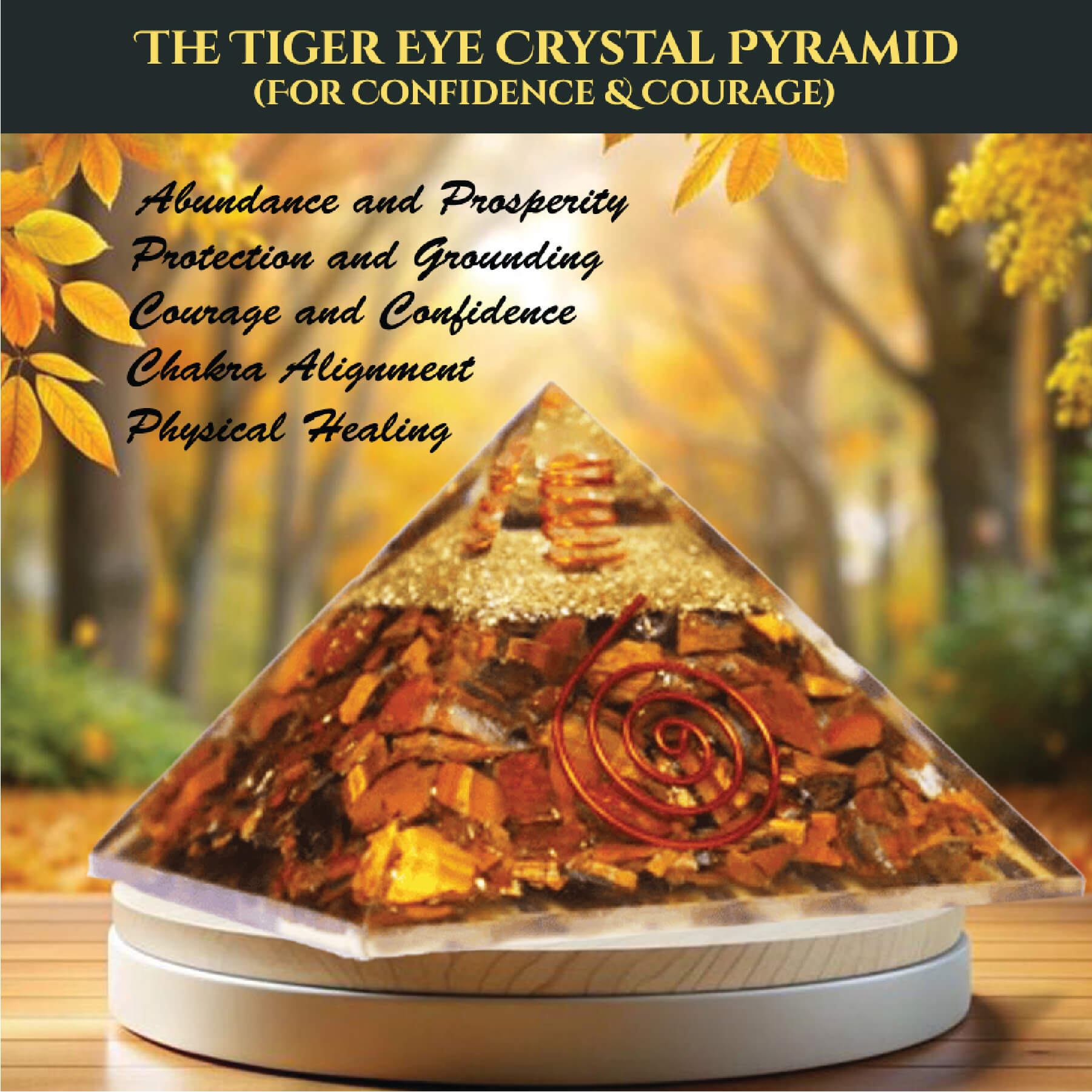 THE TIGER EYE CRYSTAL PYRAMID rratnaidhii