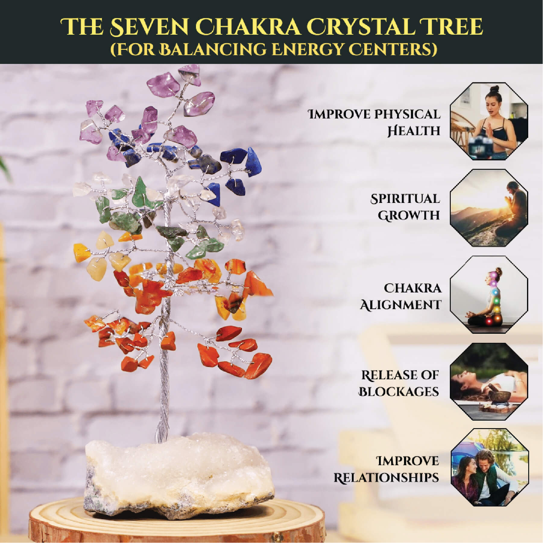 THE SEVEN CHAKRA CRYSTAL TREE rratnaidhii