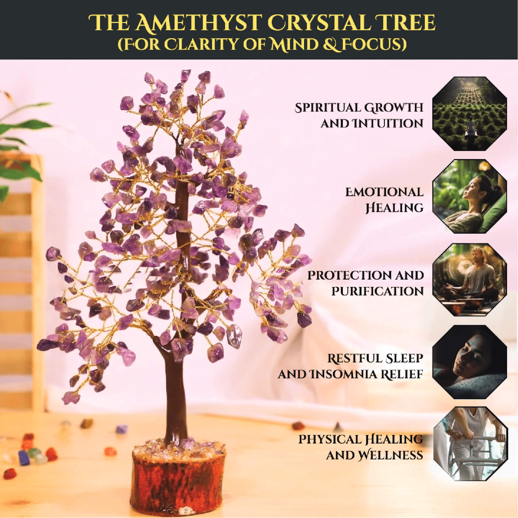 THE AMETHYST CRYSTAL TREE rratnaidhii