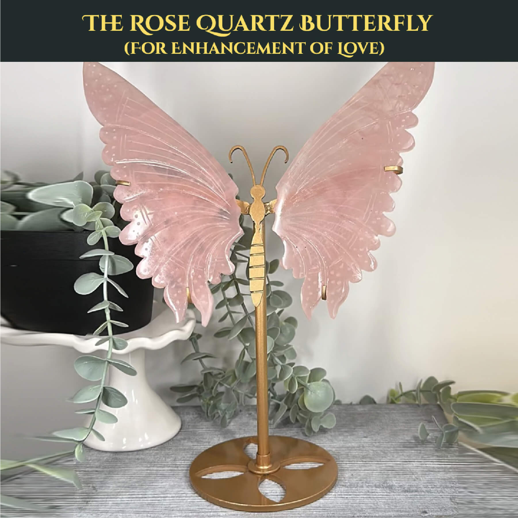 THE ROSE QUARTZ BUTTERFLY rratnaidhii