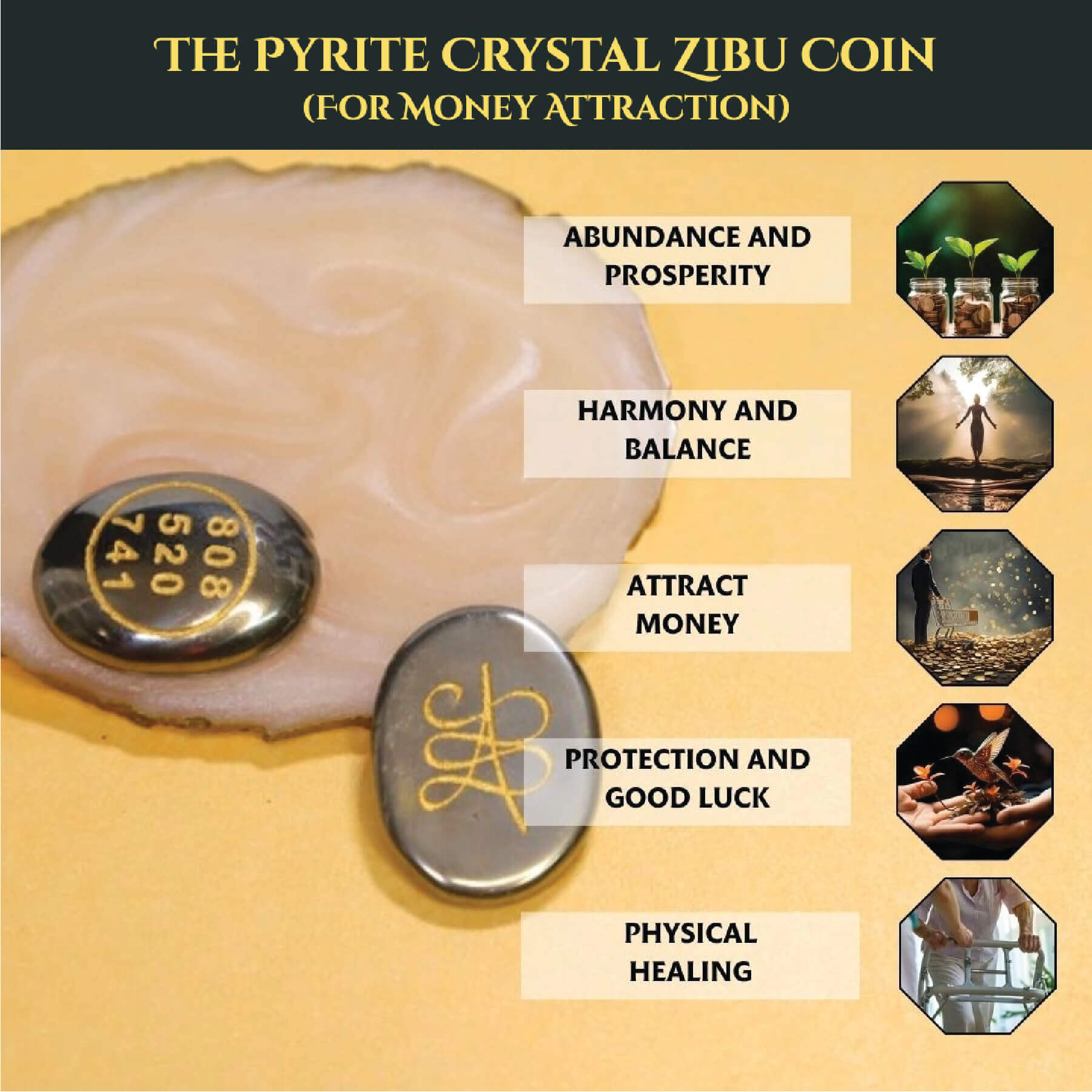 THE PYRITE CRYSTAL ZIBU COIN rratnaidhii