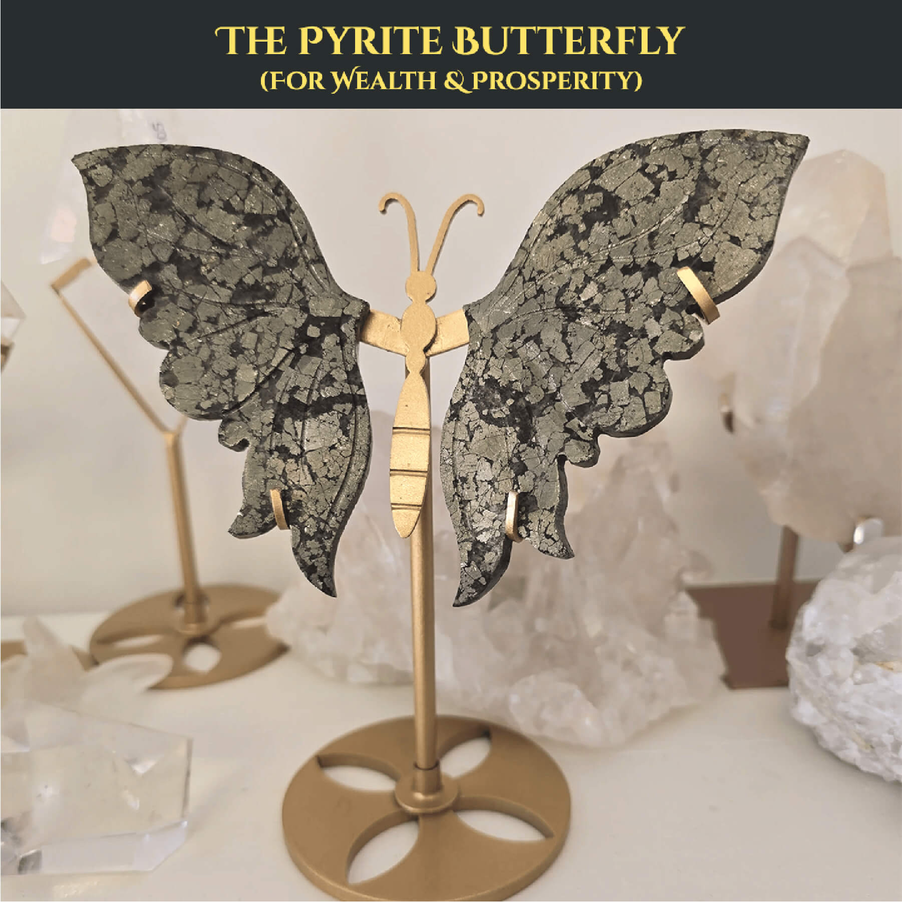 THE PYRITE BUTTERFLY (Large) rratnaidhii