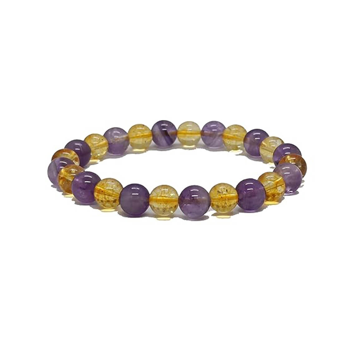 THE AMETHYST + CITRINE BRACELET rratnaidhii