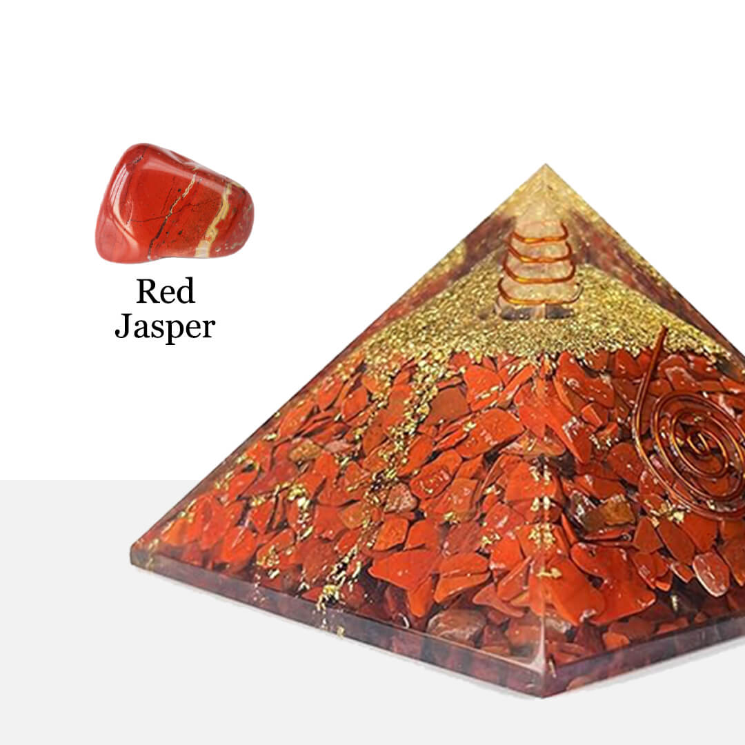 THE RED JASPAR CRYSTAL PYRAMID rratnaidhii
