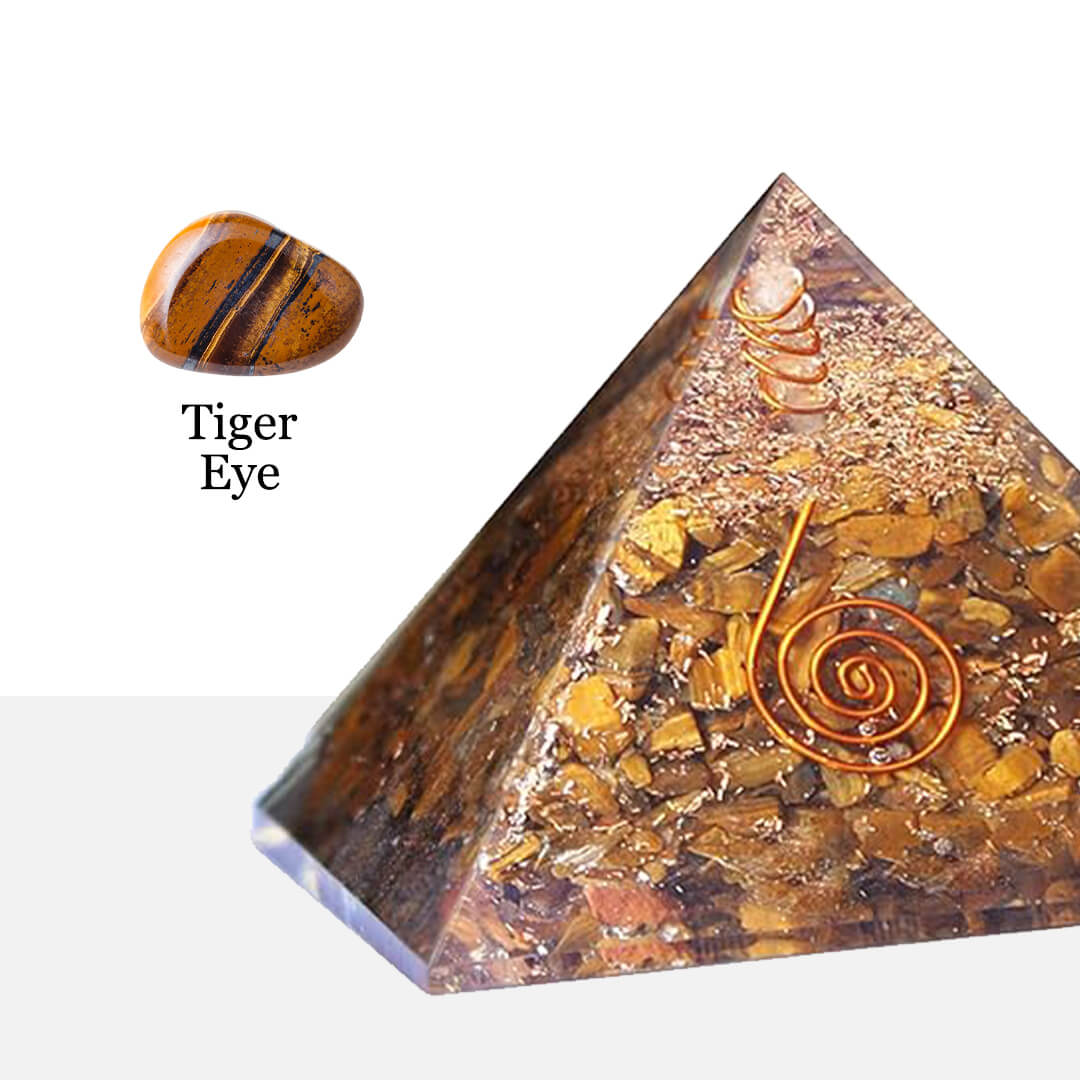 THE TIGER EYE CRYSTAL PYRAMID rratnaidhii