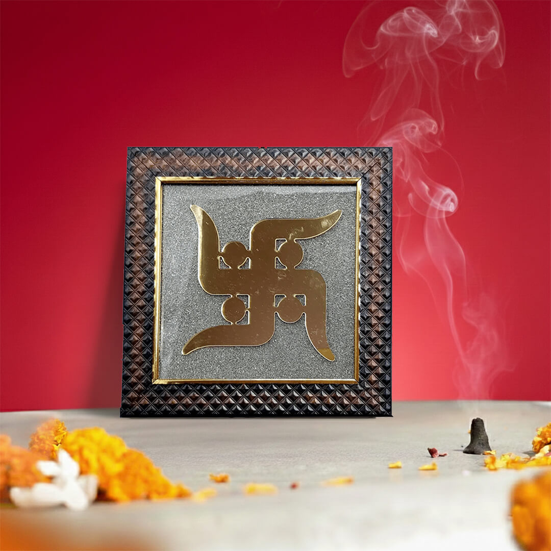 THE PYRITE SWASTIK PLATE rratnaidhii