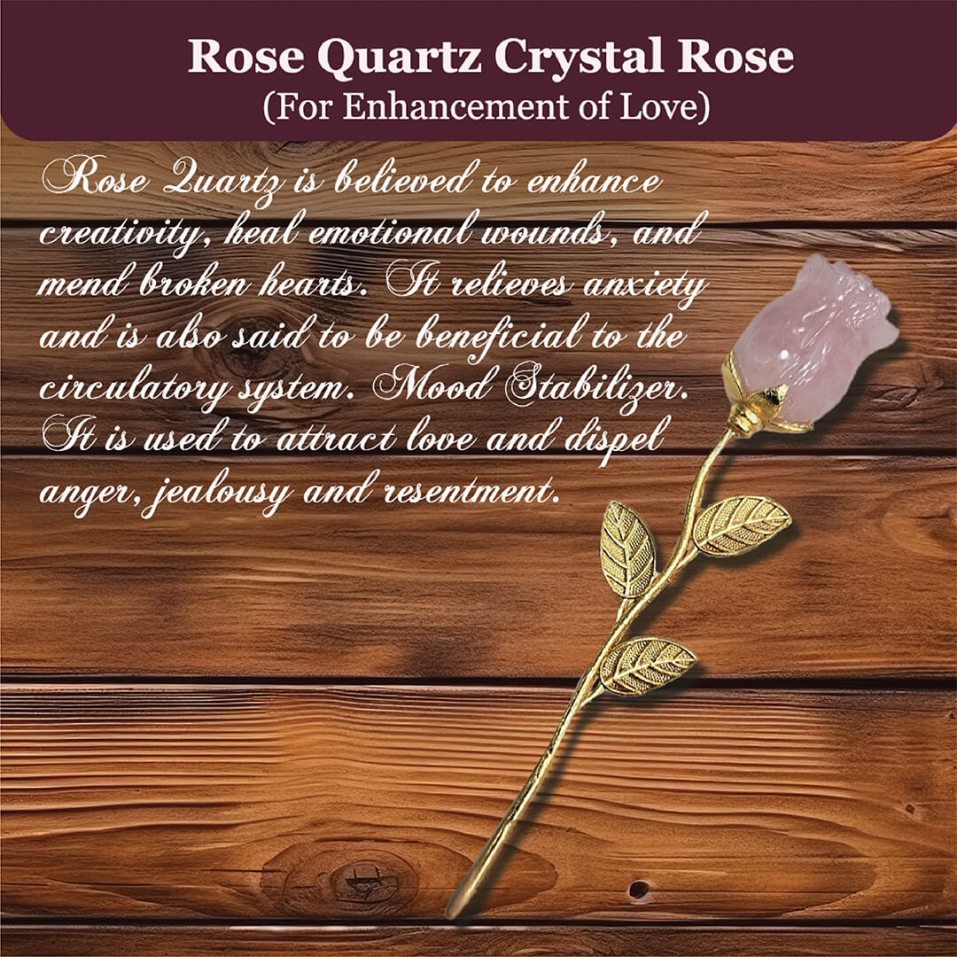 THE ROSE QUARTZ CRYSTAL ROSE rratnaidhii