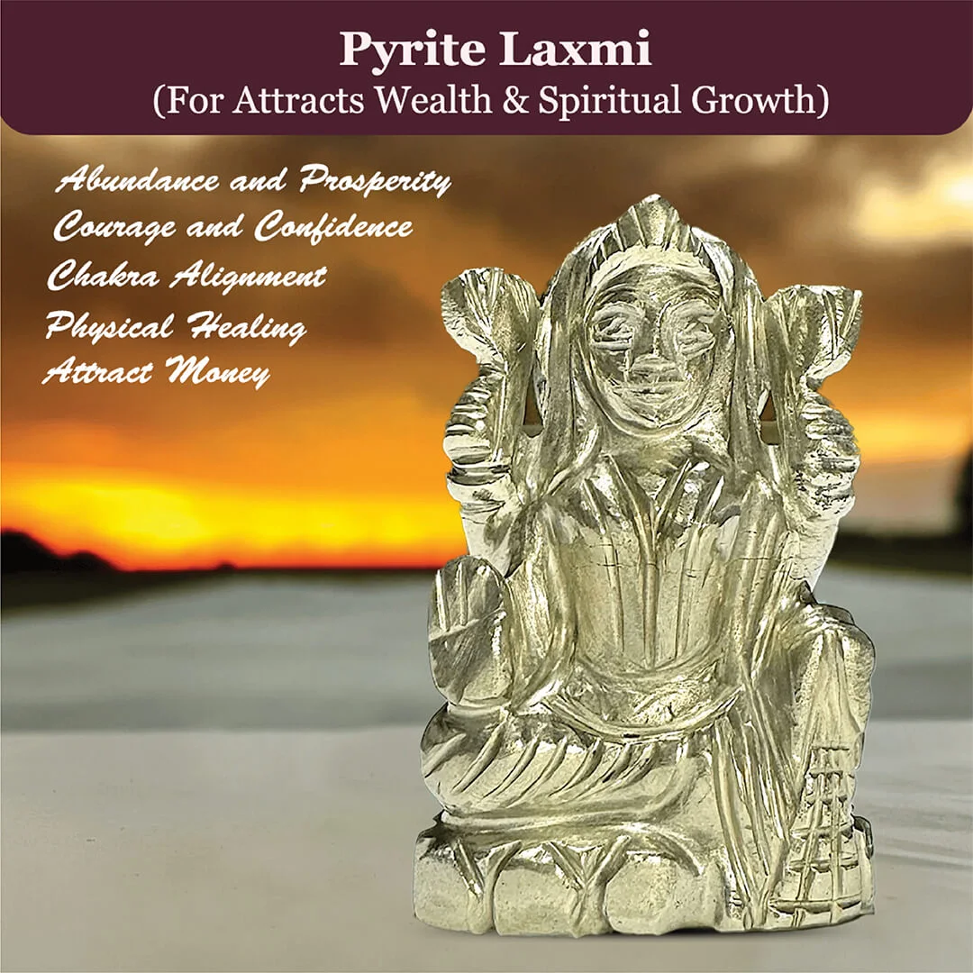 Pyrite Laxmi Statue rratnaidhii