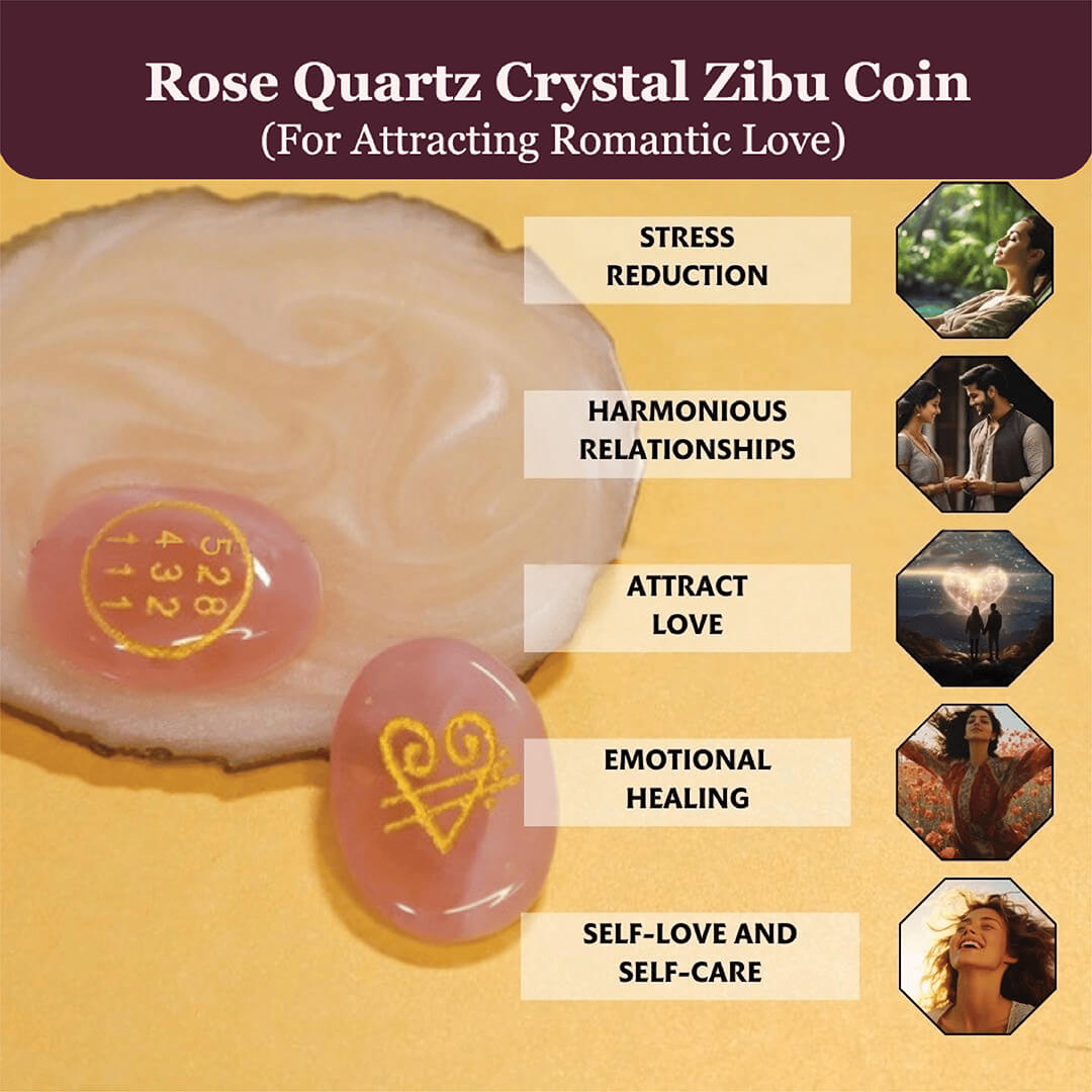 THE ROSE QUARTZ CRYSTAL ZIBU COIN
