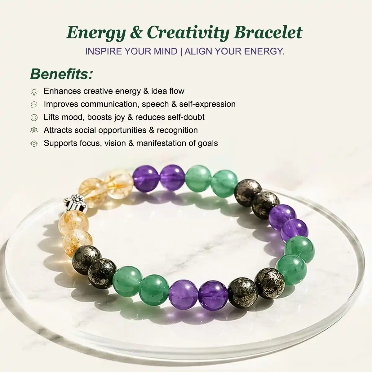Destiny Number 3 Bracelet by Rratnanidhii