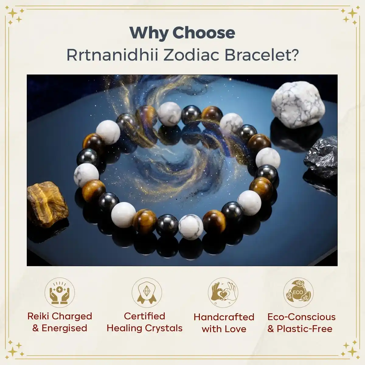 Gemini Sun Sign Bracelet by Rratnanidhii