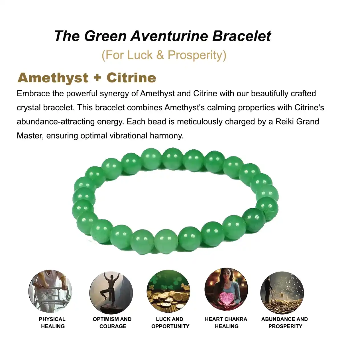 Green Aventurine Bracelet By Rratnanidhii