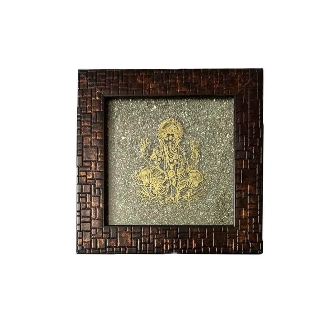 Pyrite Ganesha Frame
