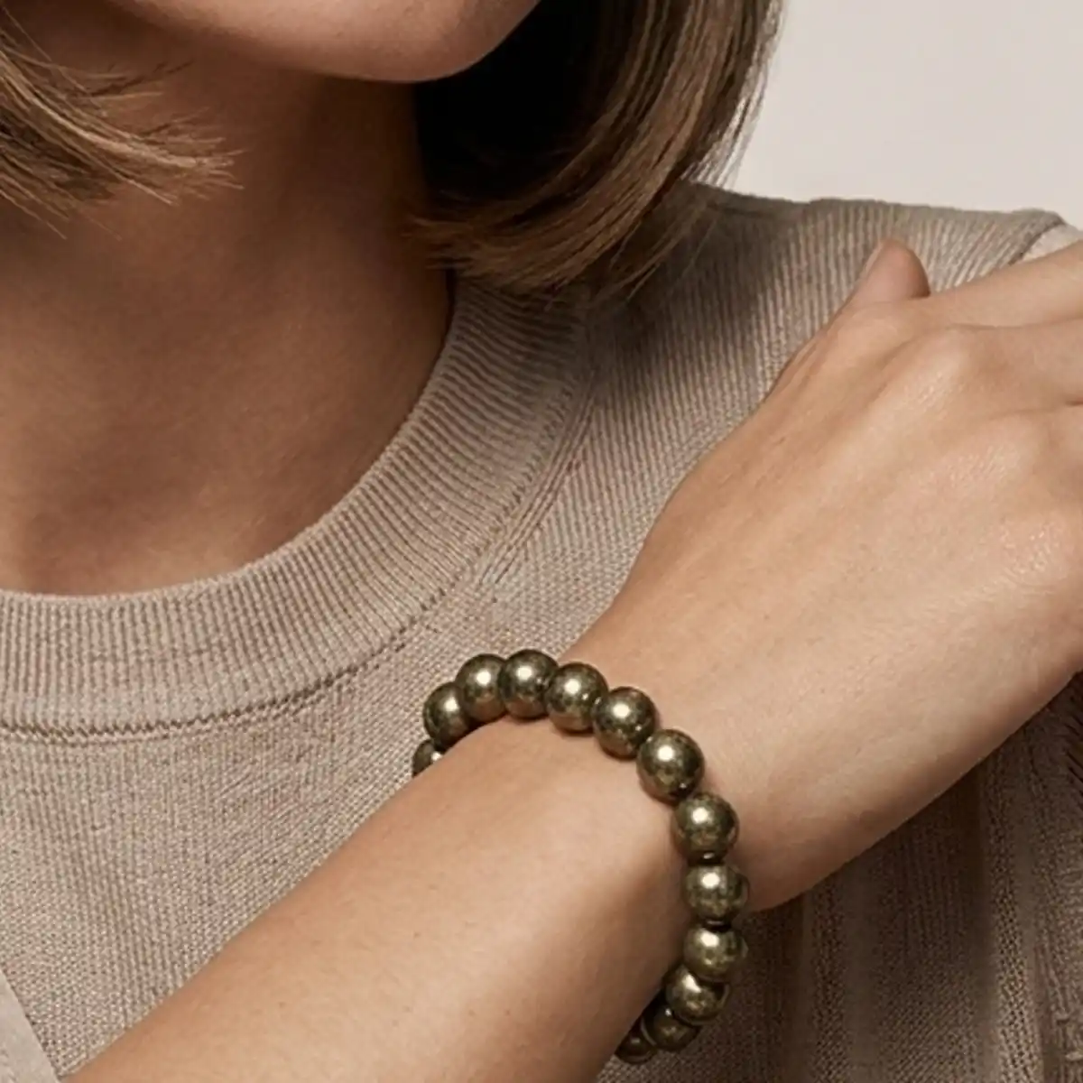 Raw Pyrite Bracelet By Rratnanidhii