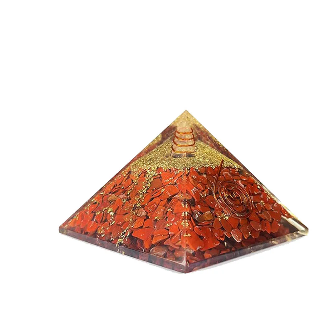Red Jasper Crystal Pyramid