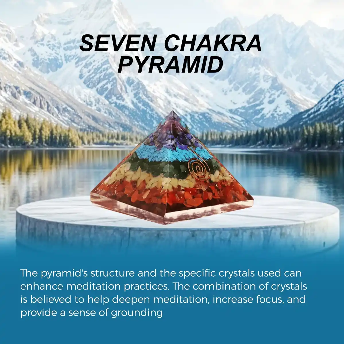 Seven Chakra Pyramid By Rratnanidhii