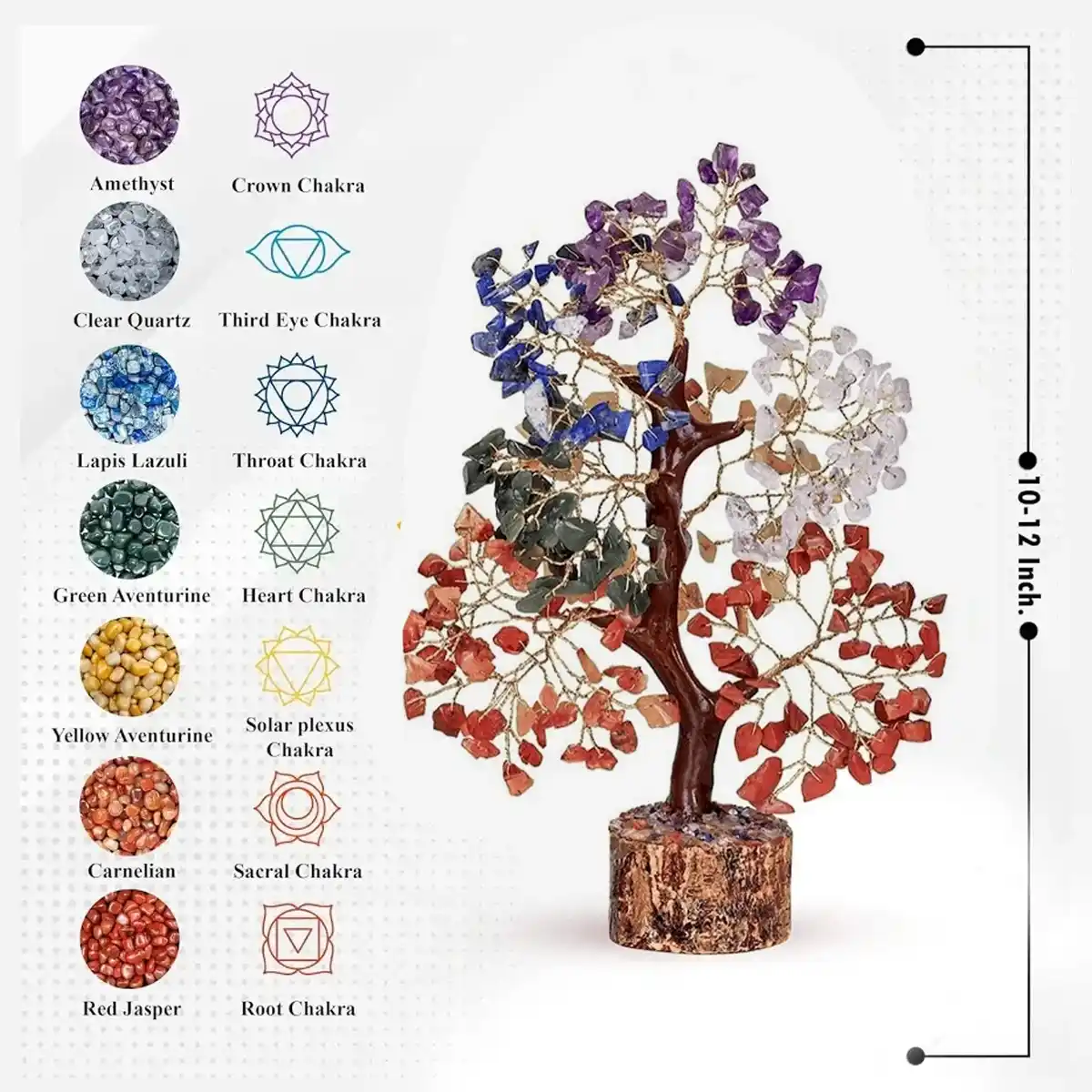 Seven Chakra Crystal Tree By Rratnanidhii
