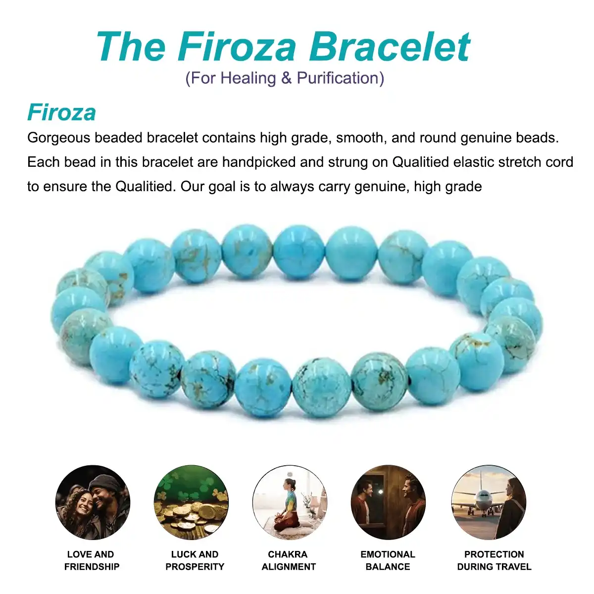 The Firoza Bracelet By Rratnanidhii