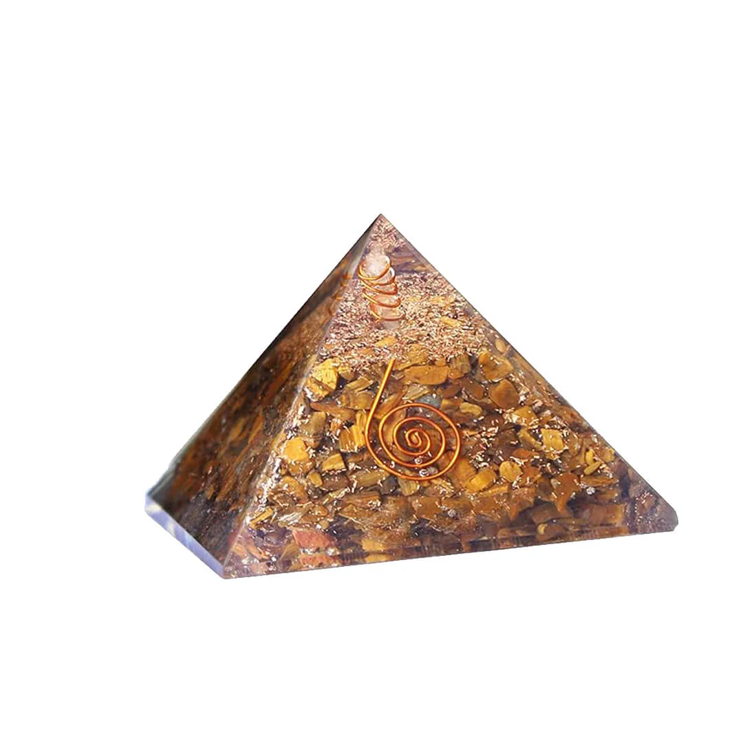 Tiger Eye Crystal Pyramid