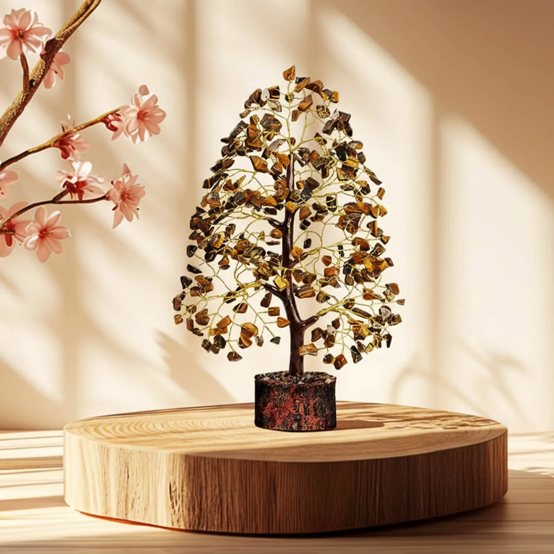 Tiger Eye Crystal Tree