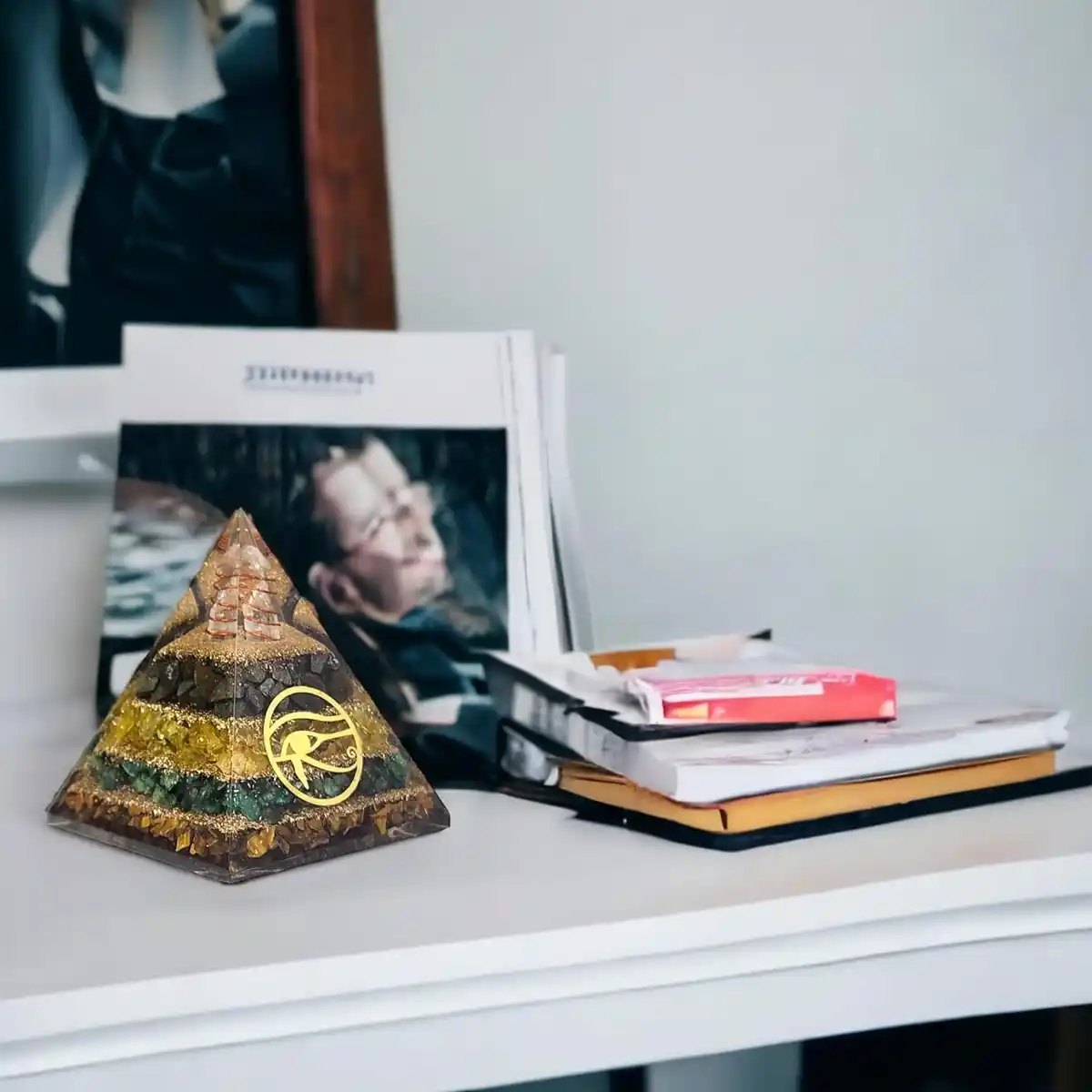 Money Magnet Evil Eye Pyramid By Rratnanidhii