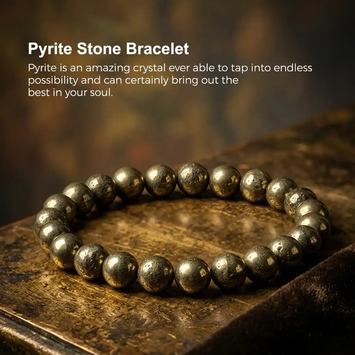 Raw Pyrite Bracelet By Rratnanidhii