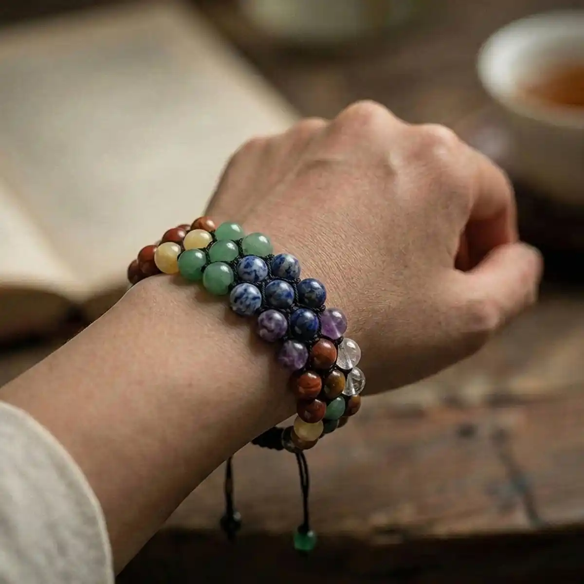 Seven Chakra Bracelet By Rratnanidhii