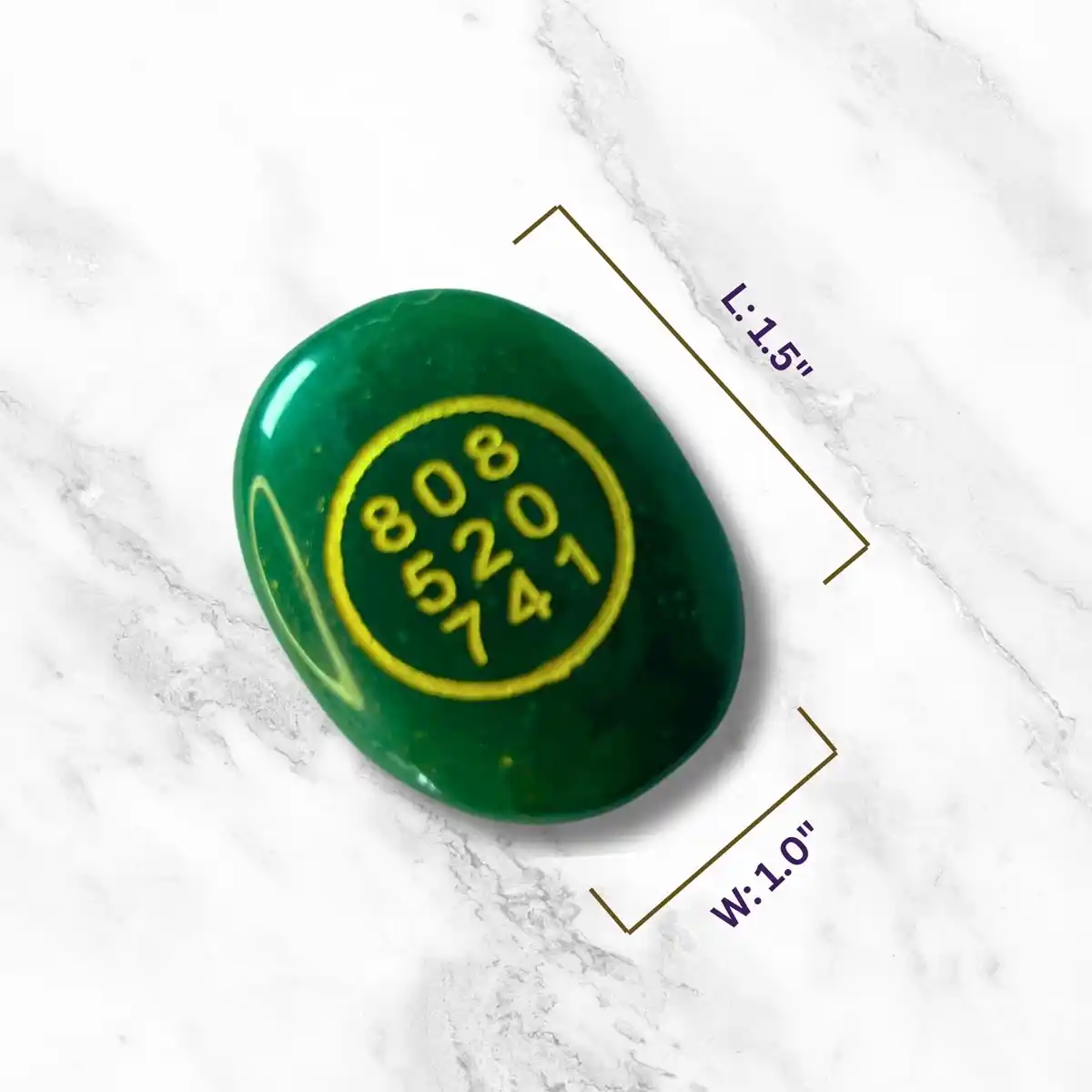 Green Jade Zibu Coin By Rratnanidhii