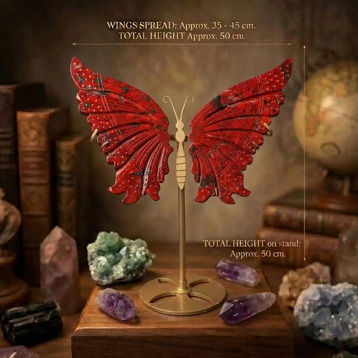 Red Jasper Butterfly By Rratnanidhii