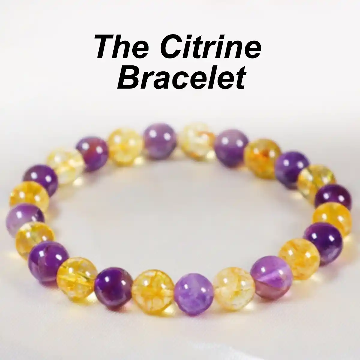 Amethyst Citrine Bracelet By Rratnanidhii