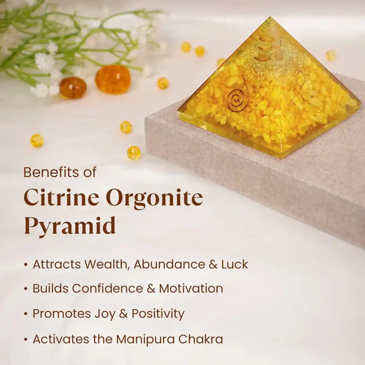 Citrine Crystal Pyramid By Rratnanidhii