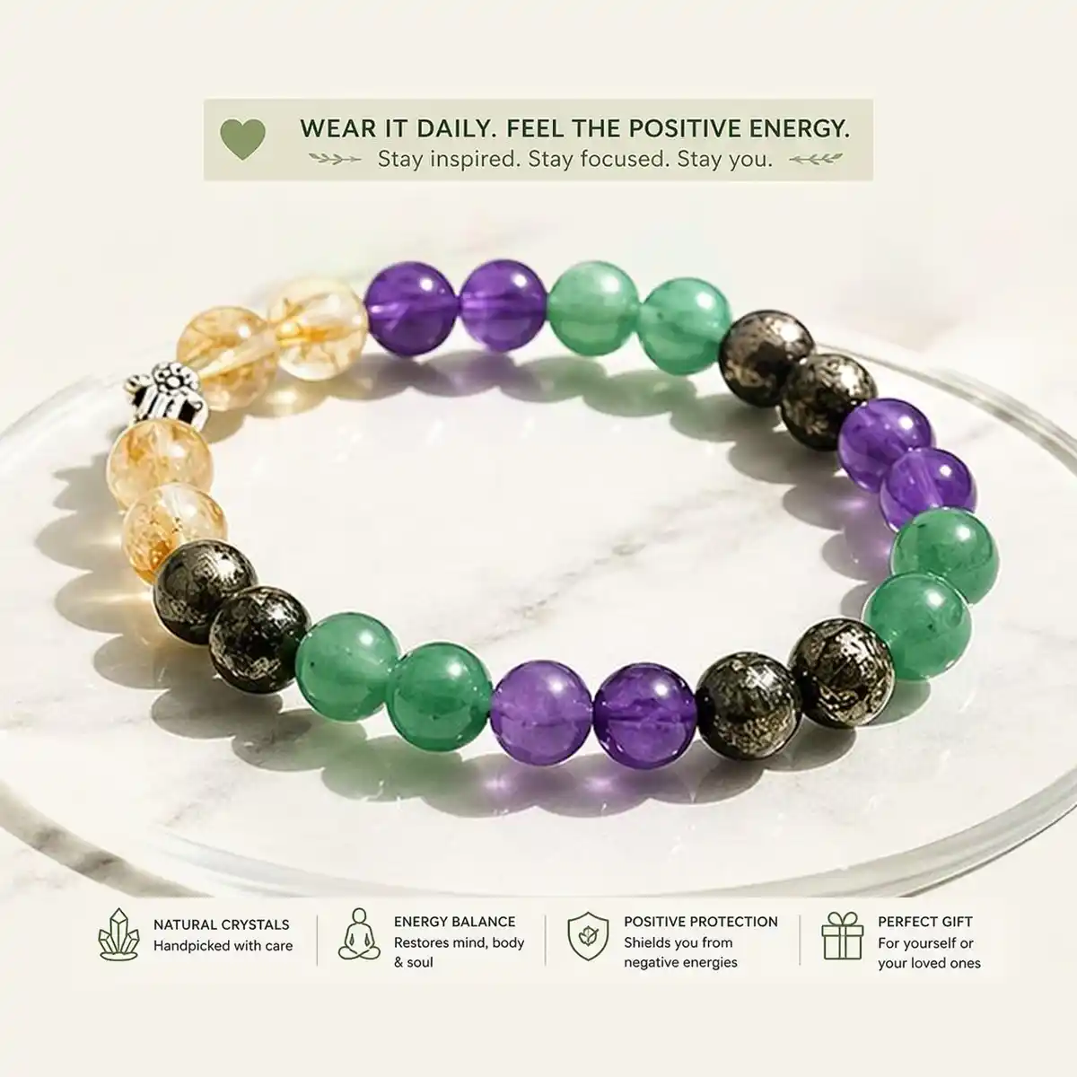 Destiny Number 3 Bracelet by Rratnanidhii