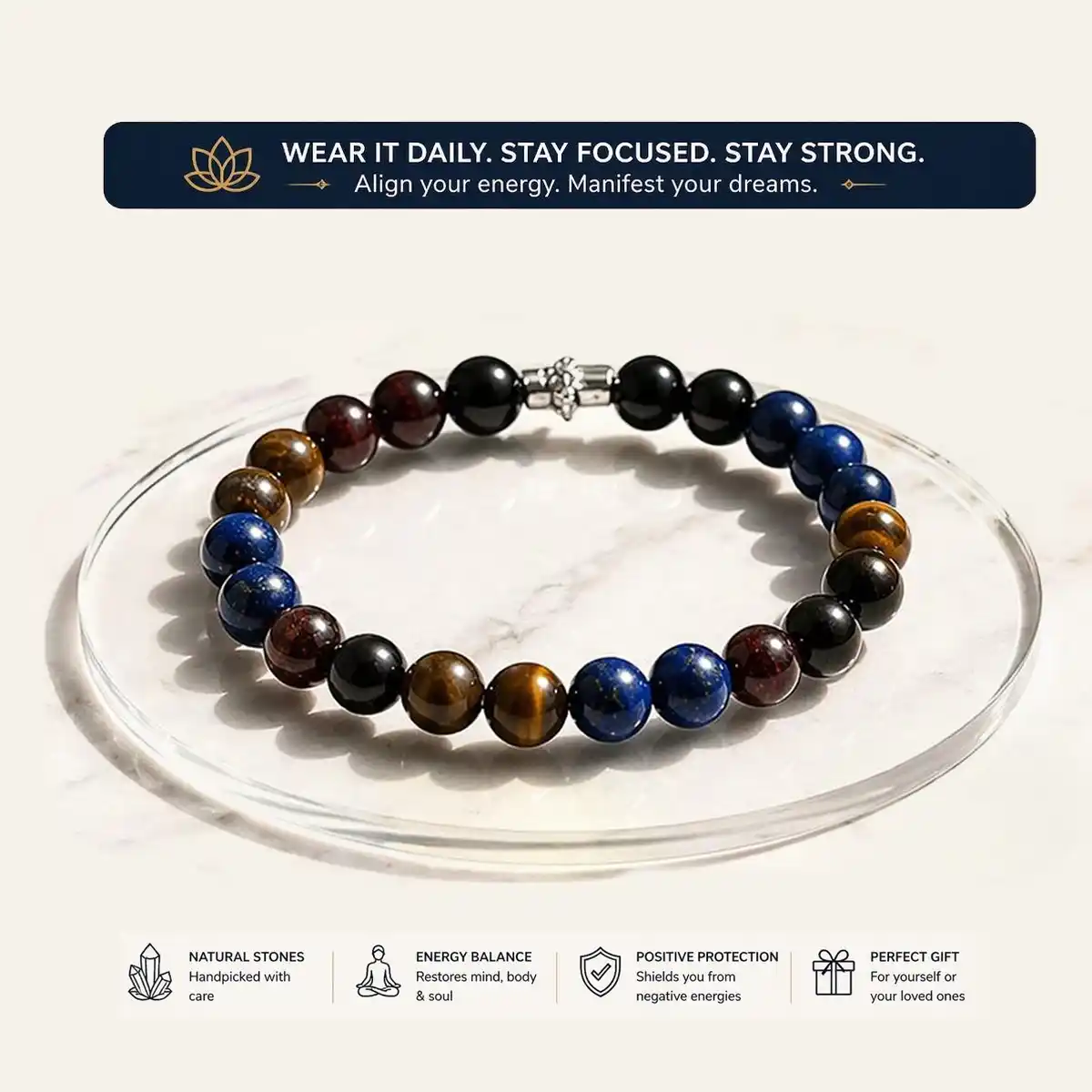 Destiny Number 4 Bracelet By Rratnanidhii