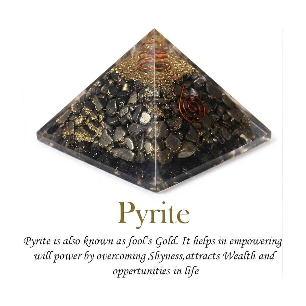 Pyrite Crystal Pyramid By Rratnanidhii
