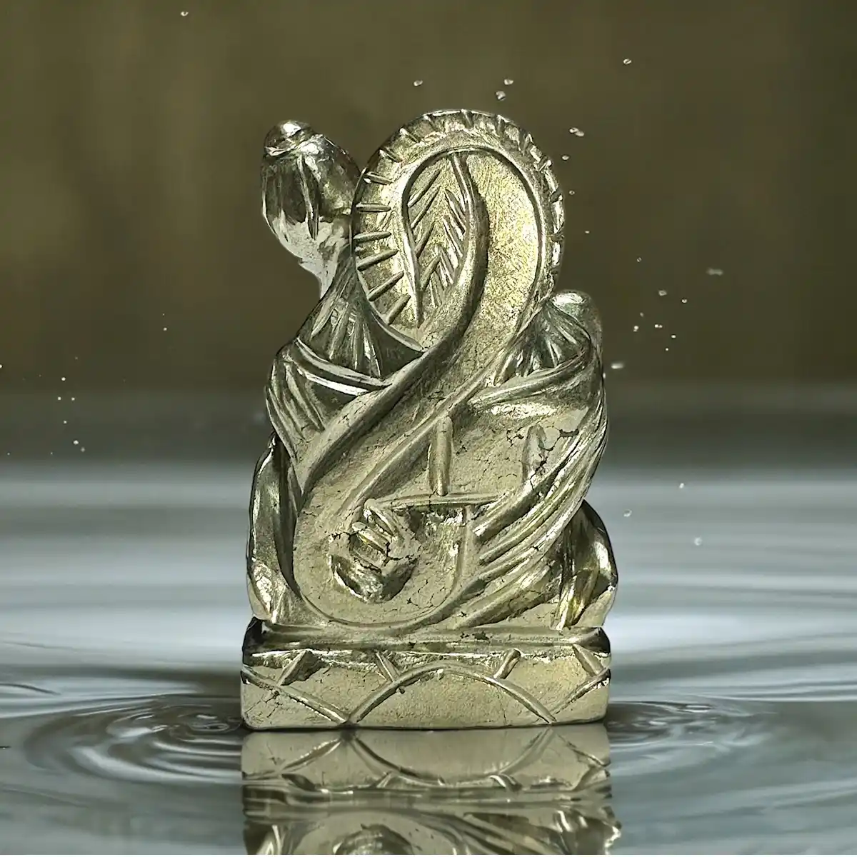Pyrite Hanuman Idol By Rratnanidhii